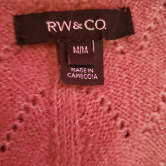 RW&Co Knit Sweater, Size M - Picture 3 of 4